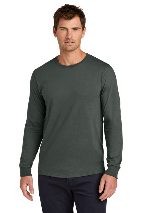 Jerzees Classics ™  Unisex Cotton Long Sleeve T-Shirt 363L - [Charcoal Grey]