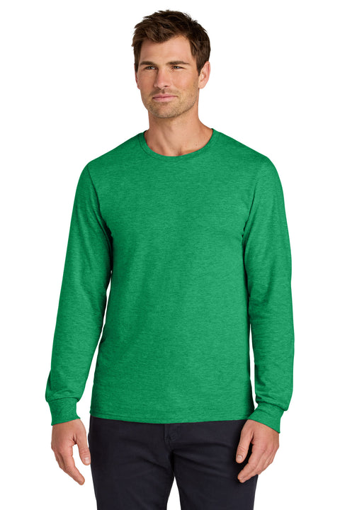 Jerzees Classics ™  Unisex Cotton Long Sleeve T-Shirt 363L - [Retro Heather Green]