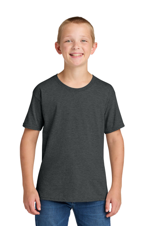 Jerzees Classics ™  Youth Cotton T-Shirt 363Y - [Black Heather]