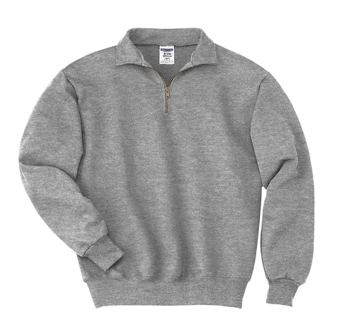 Jerzees® Super Sweats® NuBlend® - 1/4-Zip Sweatshirt with Cadet Collar.  4528M
