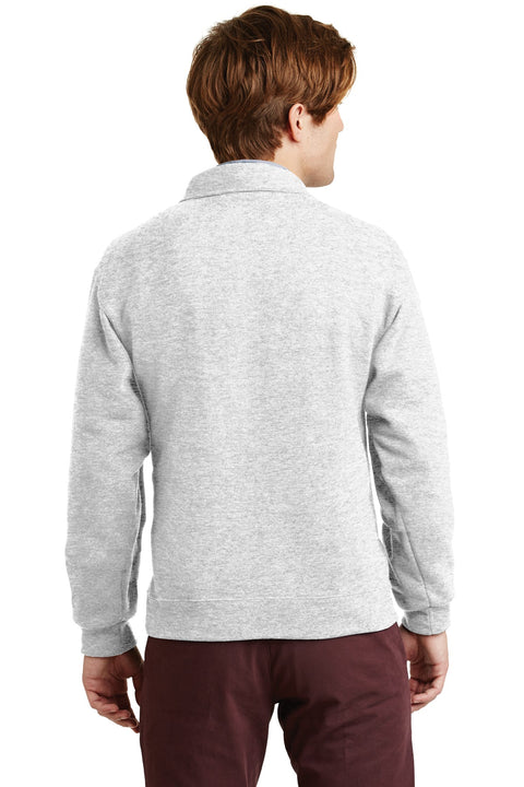 Jerzees® Super Sweats® NuBlend® - 1/4-Zip Sweatshirt with Cadet Collar.  4528M