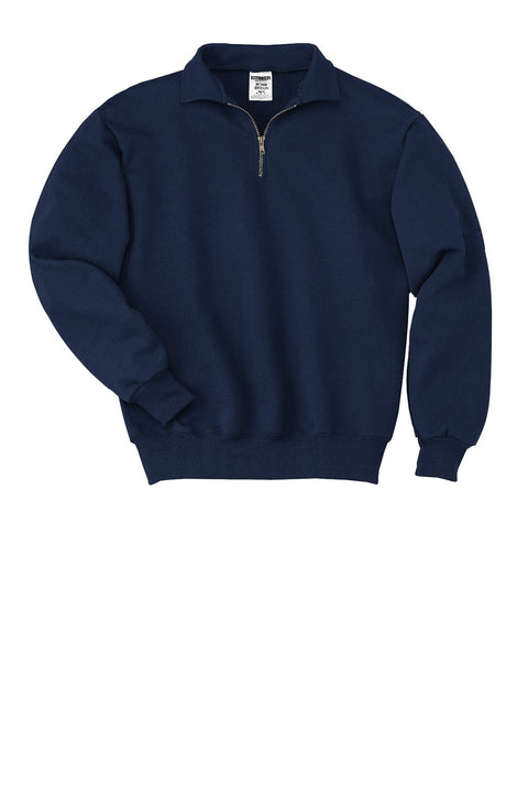 Jerzees® Super Sweats® NuBlend® - 1/4-Zip Sweatshirt with Cadet Collar.  4528M