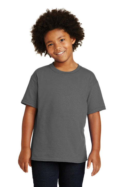 Gildan ®  - Youth  Heavy Cotton ™  100% Cotton T-Shirt.  5000B - [Charcoal]