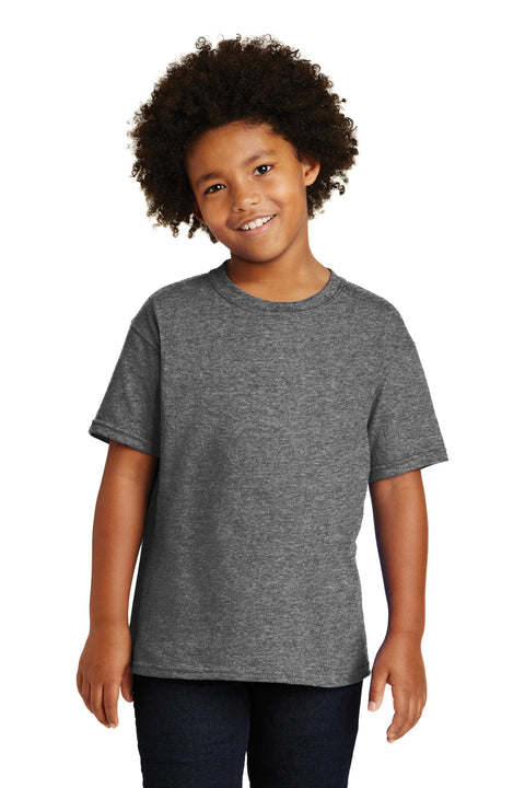 Gildan ®  - Youth  Heavy Cotton ™  100% Cotton T-Shirt.  5000B - [Graphite Heather]