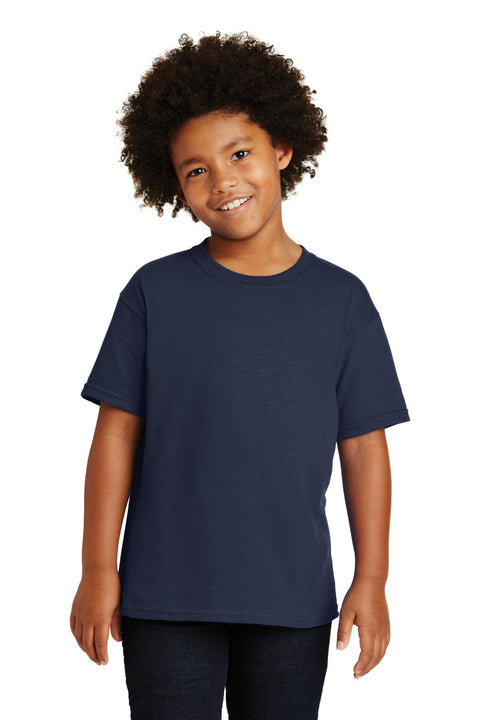 Gildan ®  - Youth  Heavy Cotton ™  100% Cotton T-Shirt.  5000B - [Navy]