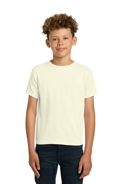 Gildan ®  - Youth  Heavy Cotton ™  100% Cotton T-Shirt.  5000B - [Off White]