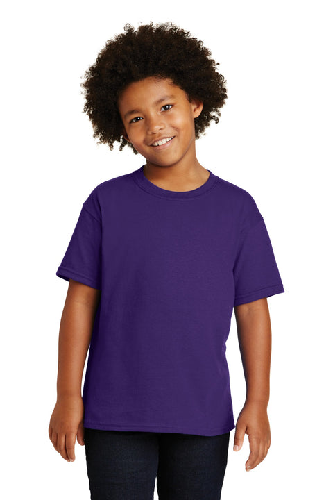 Gildan ®  - Youth  Heavy Cotton ™  100% Cotton T-Shirt.  5000B - [Purple]