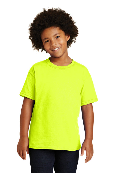 Gildan ®  - Youth  Heavy Cotton ™  100% Cotton T-Shirt.  5000B - [Safety Green]