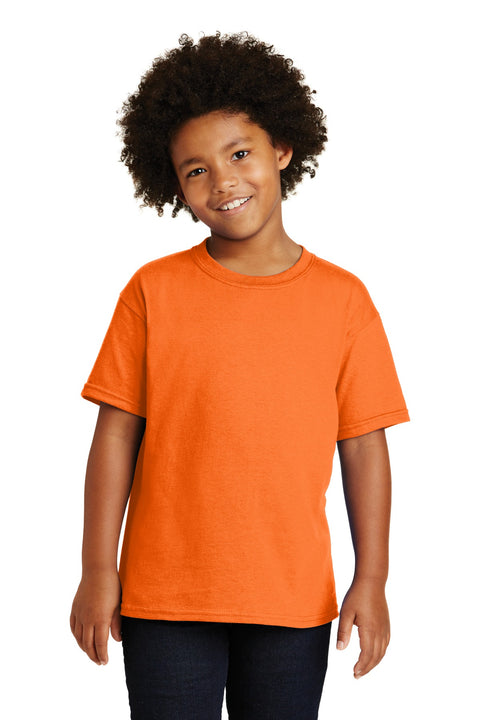 Gildan ®  - Youth  Heavy Cotton ™  100% Cotton T-Shirt.  5000B - [S. Orange]