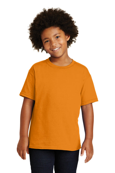 Gildan ®  - Youth  Heavy Cotton ™  100% Cotton T-Shirt.  5000B - [Tennessee Orange]