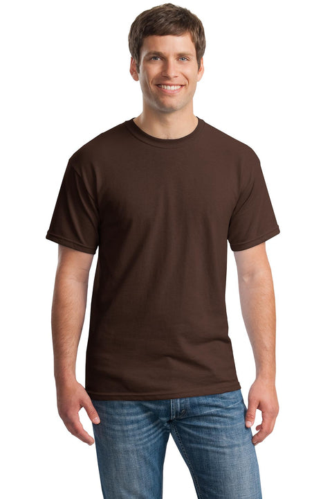 Gildan ®  - Heavy Cotton ™  100% Cotton T-Shirt.  5000 - [Dark Chocolate]