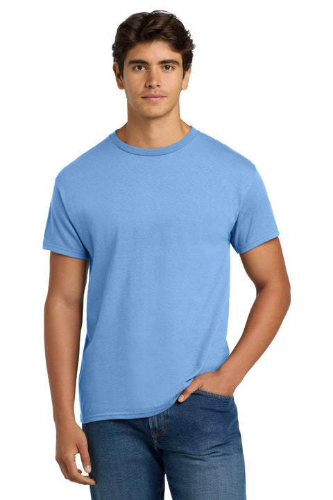 Hanes ®  - EcoSmart ®  50/50 Cotton/Poly T-Shirt.  5170 - [Carolina Blue]
