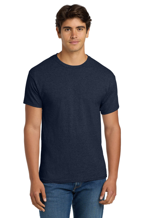 Hanes ®  - EcoSmart ®  50/50 Cotton/Poly T-Shirt.  5170 - [Heather Navy]