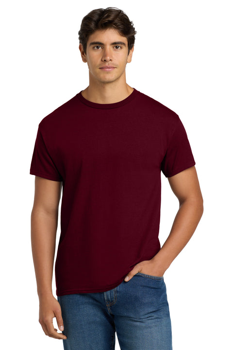 Hanes ®  - EcoSmart ®  50/50 Cotton/Poly T-Shirt.  5170 - [Maroon]