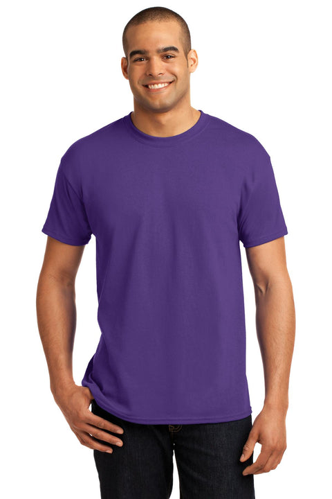 Hanes ®  - EcoSmart ®  50/50 Cotton/Poly T-Shirt.  5170 - [Purple]