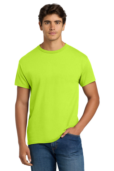 Hanes ®  - EcoSmart ®  50/50 Cotton/Poly T-Shirt.  5170 - [Safety Green]