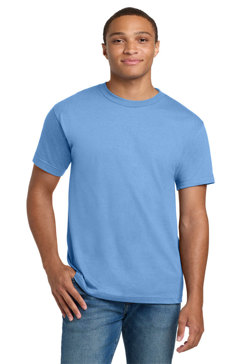 Hanes ®  Beefy-T ®  - 100% Cotton T-Shirt.  5180 - [Carolina Blue]