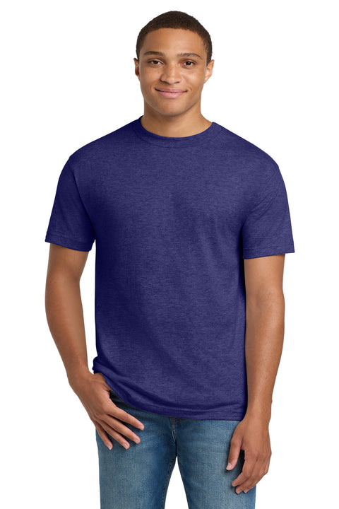 Hanes ®  Beefy-T ®  - 100% Cotton T-Shirt.  5180 - [Grape Smash Heather]