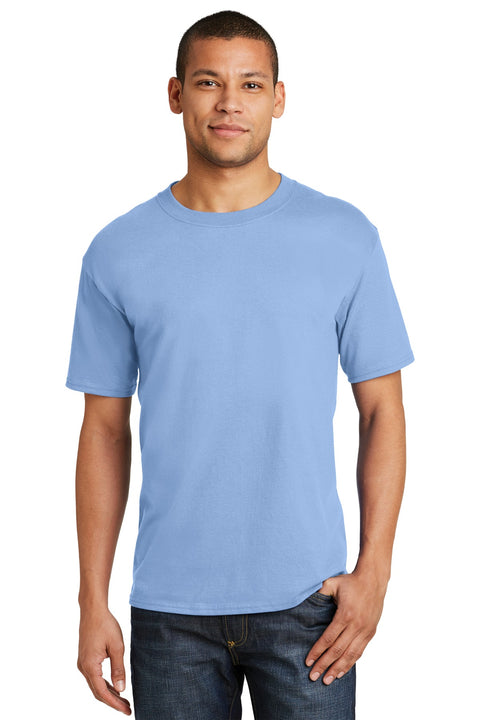 Hanes ®  Beefy-T ®  - 100% Cotton T-Shirt.  5180 - [Light Blue]