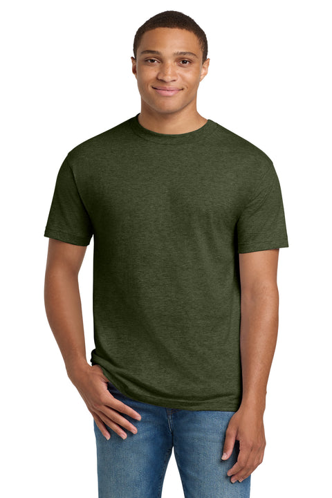 Hanes ®  Beefy-T ®  - 100% Cotton T-Shirt.  5180 - [Military Green Heather]