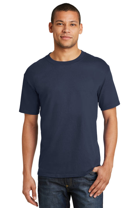 Hanes ®  Beefy-T ®  - 100% Cotton T-Shirt.  5180 - [Navy]