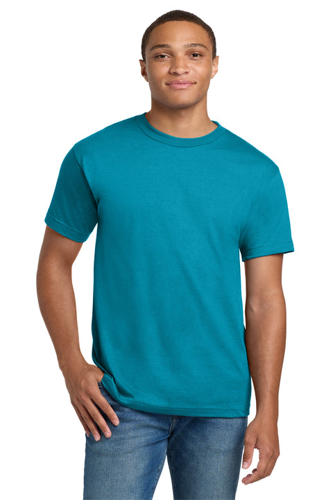 Hanes ®  Beefy-T ®  - 100% Cotton T-Shirt.  5180 - [Teal]