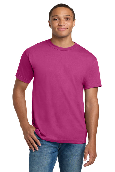 Hanes ®  Beefy-T ®  - 100% Cotton T-Shirt.  5180 - [Wow Pink]