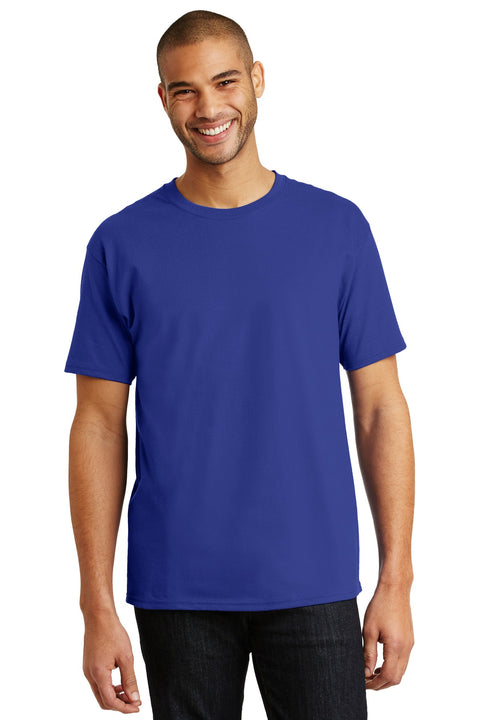 Hanes ®  Authentic 100% Cotton T-Shirt.  5250 - [Deep Royal]