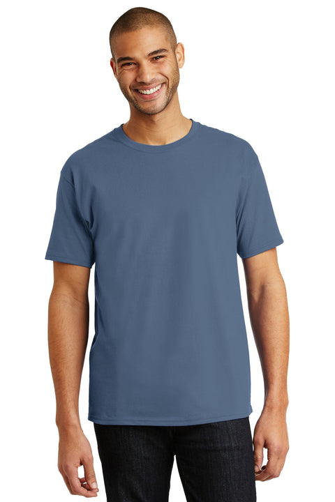 Hanes ®  Authentic 100% Cotton T-Shirt.  5250 - [Denim Blue]