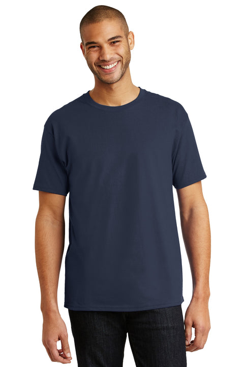 Hanes ®  Authentic 100% Cotton T-Shirt.  5250 - [Navy]