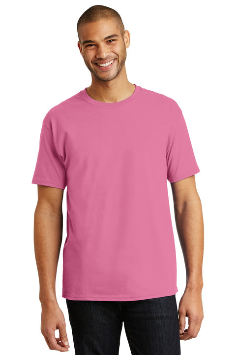 Hanes ®  Authentic 100% Cotton T-Shirt.  5250 - [Pink]