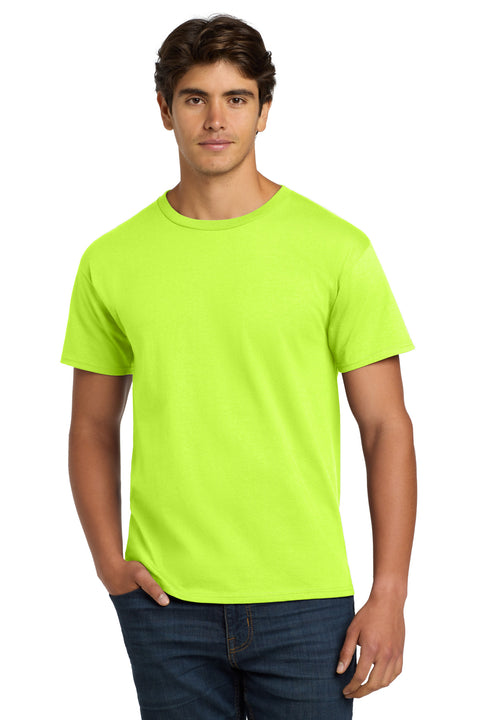 Hanes ®  Authentic 100% Cotton T-Shirt.  5250 - [Safety Green]