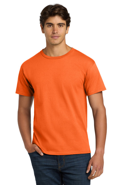 Hanes ®  Authentic 100% Cotton T-Shirt.  5250 - [Safety Orange]