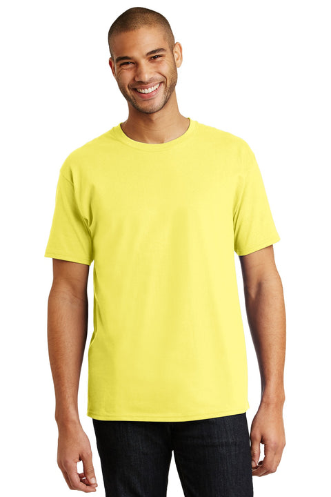 Hanes ®  Authentic 100% Cotton T-Shirt.  5250 - [Yellow]