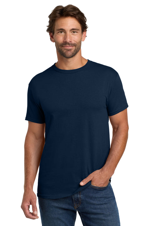 Hanes ®  - Essential-T 100%  Cotton T-Shirt.  5280 - [Athletic Navy]