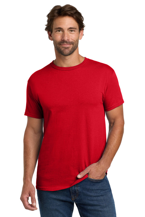 Hanes ®  - Essential-T 100%  Cotton T-Shirt.  5280 - [Athletic Red]