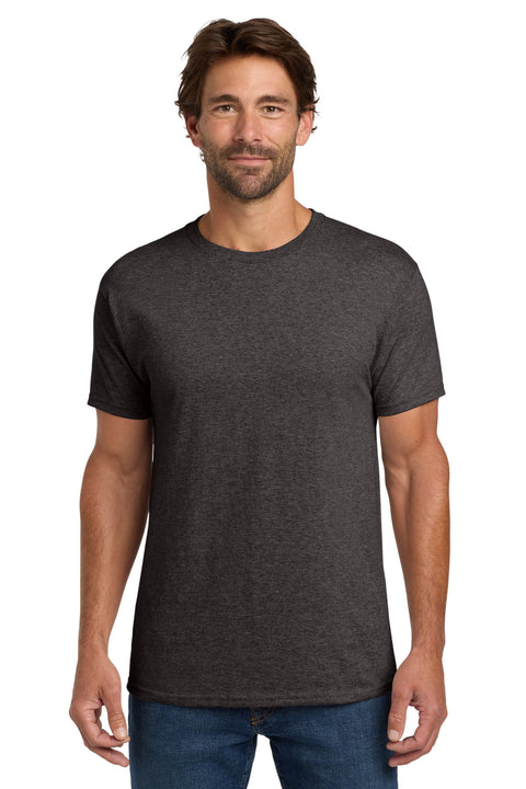Hanes ®  - Essential-T 100%  Cotton T-Shirt.  5280 - [Charcoal Heather]