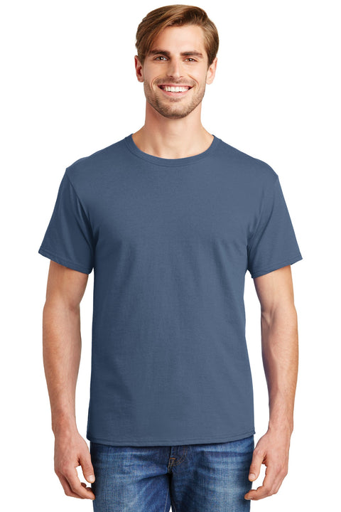 Hanes ®  - Essential-T 100%  Cotton T-Shirt.  5280 - [Denim Blue]