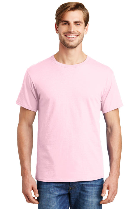 Hanes ®  - Essential-T 100%  Cotton T-Shirt.  5280 - [Pale Pink]
