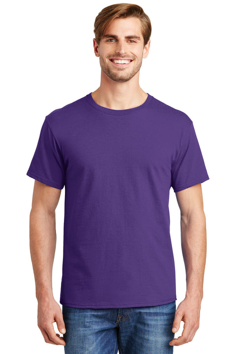 Hanes ®  - Essential-T 100%  Cotton T-Shirt.  5280 - [Purple]