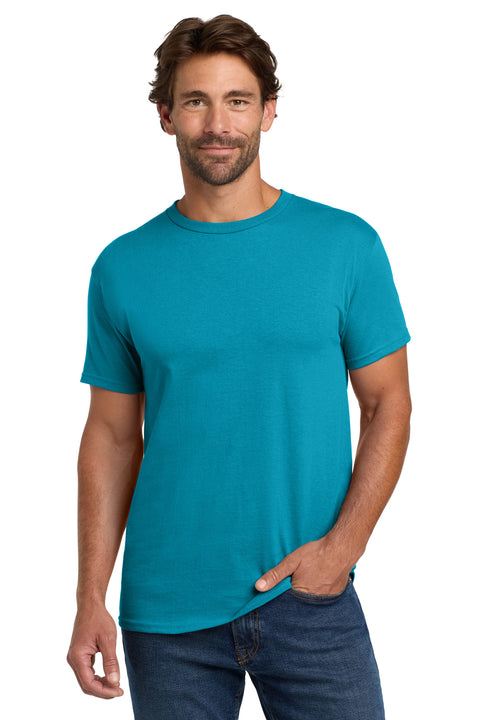 Hanes ®  - Essential-T 100%  Cotton T-Shirt.  5280 - [Teal]