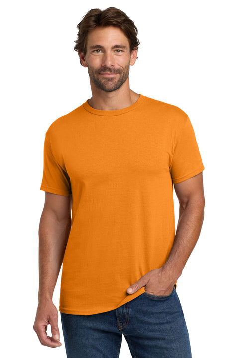 Hanes ®  - Essential-T 100%  Cotton T-Shirt.  5280 - [Tennessee Orange]