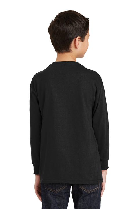 Gildan® Youth Heavy Cotton™ 100% Cotton Long Sleeve T-Shirt. 5400B