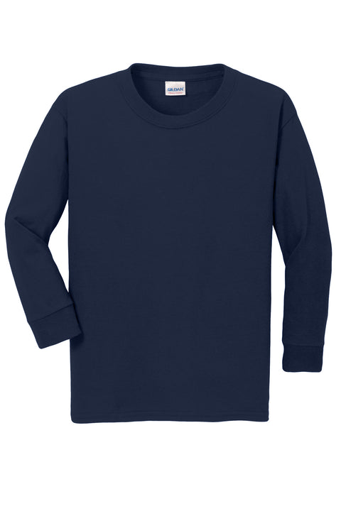 Gildan® Youth Heavy Cotton™ 100% Cotton Long Sleeve T-Shirt. 5400B