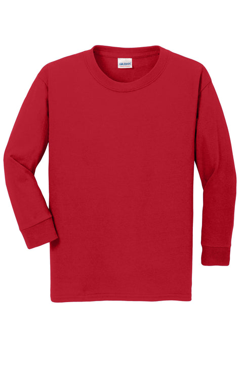 Gildan® Youth Heavy Cotton™ 100% Cotton Long Sleeve T-Shirt. 5400B