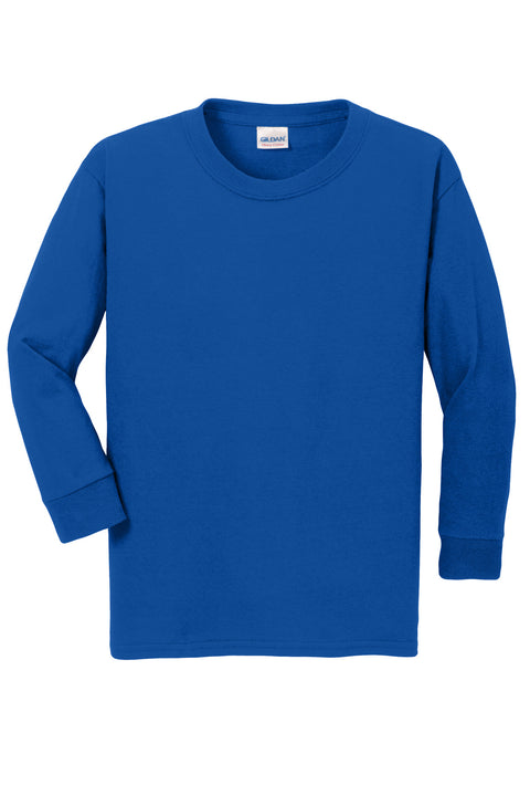 Gildan® Youth Heavy Cotton™ 100% Cotton Long Sleeve T-Shirt. 5400B