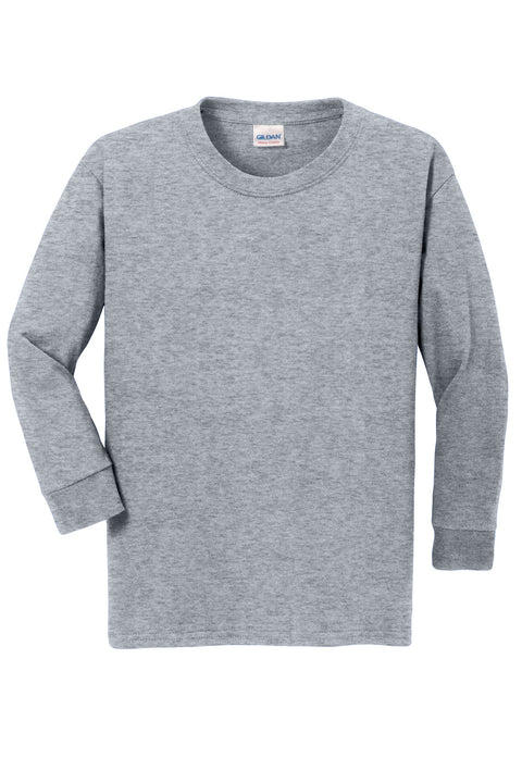 Gildan® Youth Heavy Cotton™ 100% Cotton Long Sleeve T-Shirt. 5400B