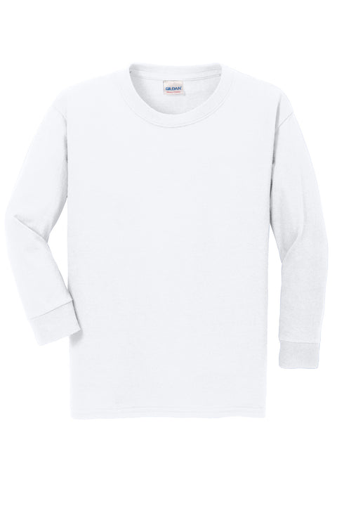 Gildan® Youth Heavy Cotton™ 100% Cotton Long Sleeve T-Shirt. 5400B