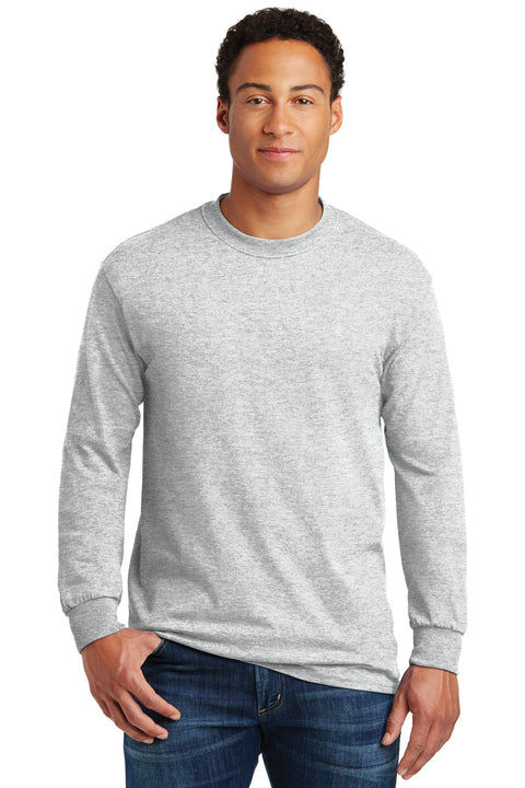 Gildan ®  - Heavy Cotton ™  100% Cotton Long Sleeve T-Shirt.  5400 - [Ash]