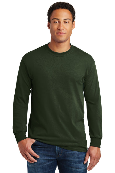 Gildan ®  - Heavy Cotton ™  100% Cotton Long Sleeve T-Shirt.  5400 - [Forest]
